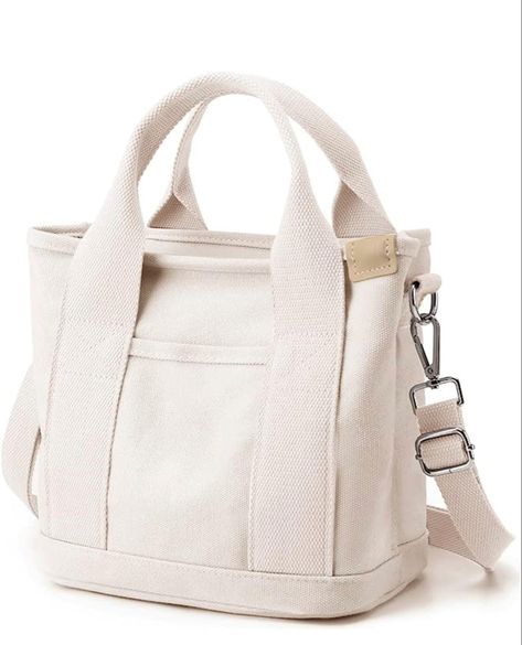 Canvas tote bag with zipper on Amazon #fashion #outfits #bags #purse #totebag #amazondeals #amazonmusthaves #amazontravelessentials Tote Bag With Zipper, Expensive Bag, Hobo Tote Bag, Pocket Handbag, Bag With Zipper, Small Tote Bag, Canvas Crossbody Bag, Crossbody Tote Bag, Zipper Tote Bag