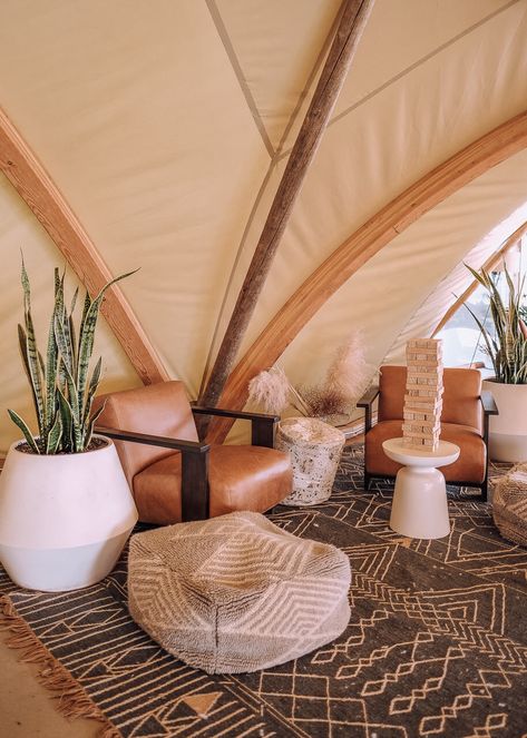 Glamping Tent Decor, Luxurious Tent, Yurt Glamping, Cricket Field, Yurt Living, Under Canvas, Aztec Decor, Tent Living, Camping Inspiration