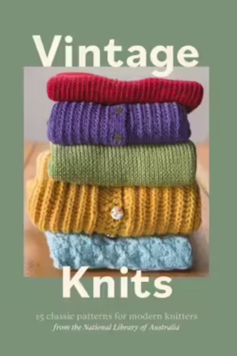 Vintage Capsule Wardrobe, Knit Top Patterns, The Knitter, Knit Vest Pattern, Modern Knitting, National Library, Knitting Magazine, Vintage Knitting Patterns, Knitting Books