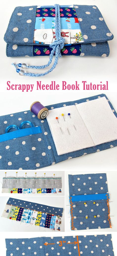 Diy Sewing Needle Holder, Needlebooks Diy, Diy Needle Case, Needle Book Diy, Needle Book Tutorial, Sewing Needle Case, How To Make A Needle Book, Needle Books Ideas, Needle Keeper Free Pattern