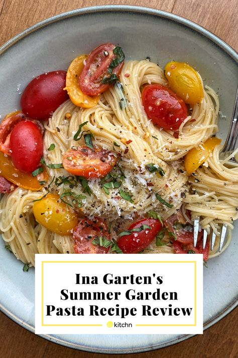 Ina Gardens Summer Garden Pasta, Ina Garden Summer Pasta Salad, Summer Garden Pasta Ina Garten, Ina Garten Summer Pasta, Ina Gartens Summer Pasta, Ina Garden Summer Pasta, Inna Garten Recipes, Ina Garten Summer Garden Pasta, Fresh Garden Recipes