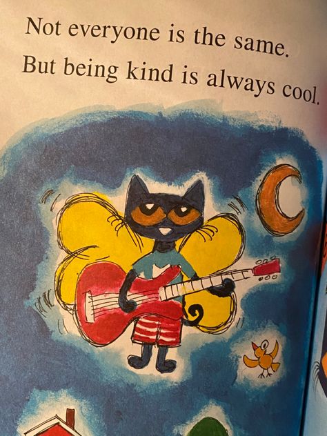 Pete The Cat Quotes, Pete The Cat Pfp, Silly Core, Everyone Is The Same, Pete The Cat Art, Pet The Cat, Quotes Cool, Cool Characters, Cat App