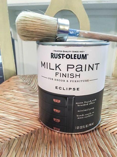 Sharing a full review of the pros and cons of Rustoleum Milk Paint. I've used several different brands of both milk paint and chalk paint and I'm discussing how this one measures up. Rustoleum Milk Paint, Rustoleum Chalked, Bar Stool Makeover, Rustoleum Chalk Paint, Country Bedrooms, Milk Paint Furniture, Stool Makeover, Ethan Allen Furniture, Beauty For Ashes