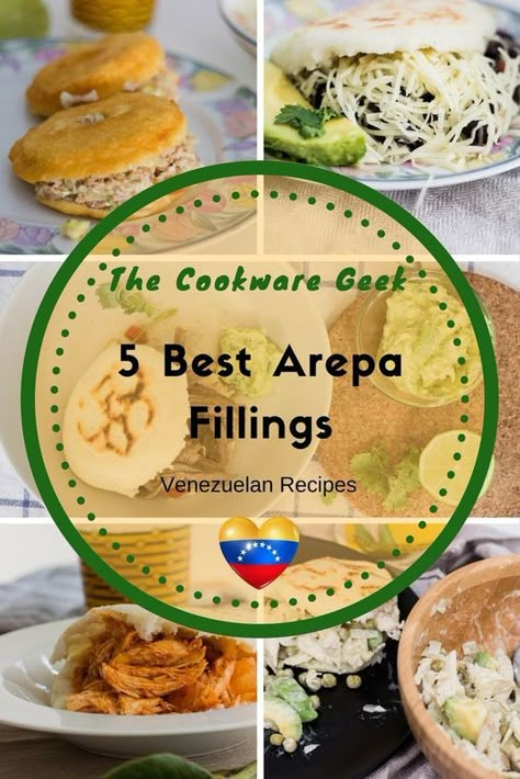 You can not talk about Venezuelan food without mentioning arepas. Know the best arepa fillings to enjoy this multicultural meal. Arepa Filling, Columbian Recipes, Arepas Recipe, Venezuelan Food, Colombian Food, Cooking Easy, Hispanic Food, Latin Food, Caribbean Recipes