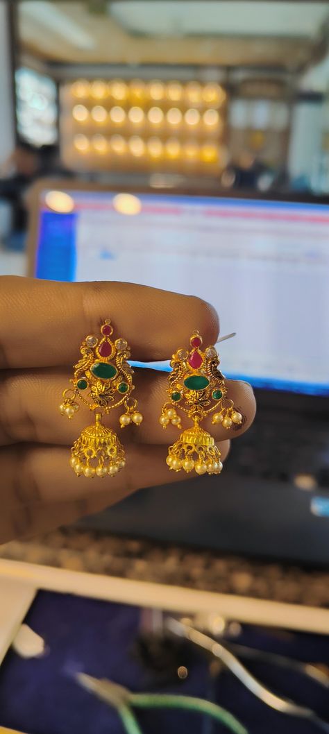 Gold Buttalu In 5 Grams, 5gms Gold Earrings, 8grams Gold Earrings, Dailywear Earrings Gold Indian, 4grams Gold Earrings, Ear Matilu Gold, Kammalu Buttalu Gold, Ear Rings Gold Indian, 5 Grams Gold Earrings