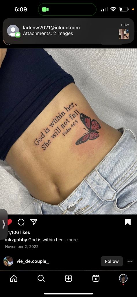 Psalms Tattoo, Psalm 23 Tattoo, Psalm Tattoo, Bible Verse Tattoos, Verse Tattoos, Belly Tattoos, Cursive Tattoos, Bible Verses For Women, Pretty Tattoos For Women