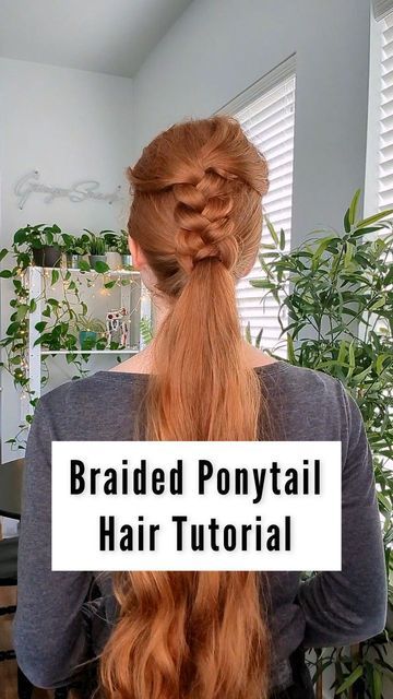 Basic Ponytail, April 12, Model Hair, Redheads, Hair Tutorial, Hair Inspo, Red Hair, Influencer, Hairstyles