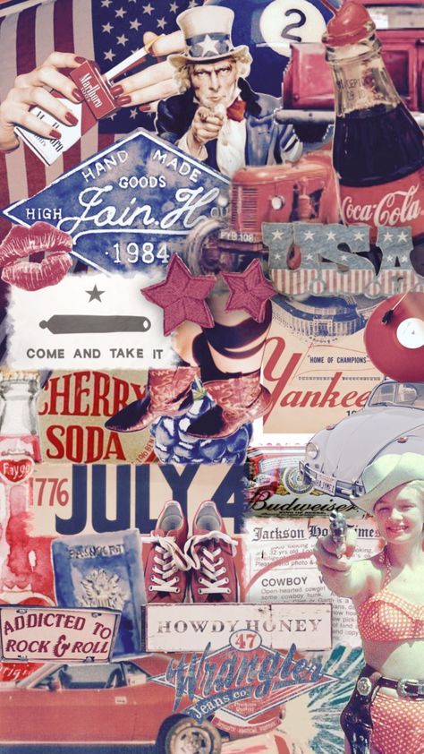 #vintageamericana #fourthofjuly #4thofjuly #patriotic #redwhiteblue #aesthetic #fourthofjulyaesthetic Patriotism Aesthetic, Patriotic Background Wallpapers, Americana Aesthetic Wallpaper, All American Aesthetic, Patriotic Aesthetic, Usa Aesthetic, America Aesthetic, Patriotic Background, America Wallpaper