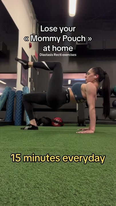 Want to lose your Mommy Pouch? Try this workout routine 😎 Link in bio... | TikTok Diastasis Recti Exercises, Workout Without Gym, Post Partum Workout, At Home Workout Plan, Weight Workout Plan, Gym Workout Tips, Belly Workout, Flat Belly Workout, Stomach Workout