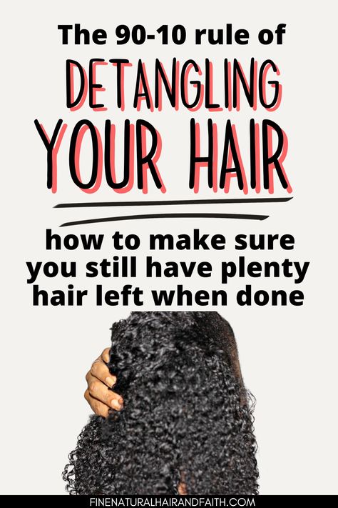 Detangle 4c Natural Hair, How To Detangle Curly Hair, What Causes Hair Breakage, Detangle Matted Hair, Length Retention Natural Hair, Hair Detangle, Wavy Hair Diy, Detangle Curly Hair, Curly Hair Advice