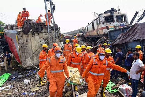 A devastating crash involving three trains in the eastern state of Odisha has killed nearly 300 people and left around 1,100 injured, many of them seriously. Described as one of the deadliest train accidents in decades, the tragedy struck around 7 pm, when many passengers were sleeping.The incident took place when a passenger train, the Coromandel Shalimar Express, derailed and hit a goods train, and another train, the Yesvantpur-Howrah Superfast, crashed into the derailed coaches. H... India Railway, Train Accident, Train Crash, Life Sketch, Passenger Train, Disaster Response, Southern Cities, Indian Railways, Train Wreck