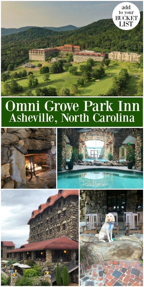 Hotel Review of the Omni Grove Park Inn, located in Asheville, North Carolina #travel #usa #usatravel #hotel #review #hotelreview #asheville #ashville #northcarolina #recipegirl Places To Stay In Asheville Nc, Asheville Nc With Kids, Omni Asheville North Carolina, Asheville North Carolina Restaurants, Omni Hotel Asheville Nc, Ashville North Carolina, Omni Grove Park Inn Asheville Wedding, Omni Grove Park Inn Asheville, Grove Park Inn Asheville