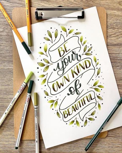 Brush Pen Quotes, Brush Pen Art Drawing, Calligraphy Quotes Doodles, Brush Lettering Quotes, Watercolor Quote, Canvas Art Quotes, Calligraphy For Beginners, Calligraphy Art Print, Lettering Art