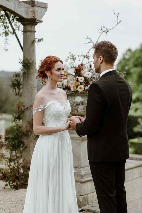 A Lara Croft Inspired Bride - Adventurous, Understated Luxury at Euridge Manor Cotswolds Wedding Venue | Love My Dress® UK Wedding Blog + Wedding Directory Redhead Bride, Inside Wedding, Cotswolds Wedding, Elopement Planning, Wedding Inside, Understated Luxury, Lara Croft, Stylish Wedding, Uk Wedding