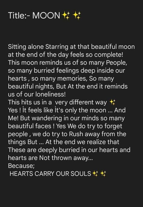 Night Quotes Thoughts Feelings, Moon Lovers Quotes, Night Quotes Thoughts, Quotes Night, Short Lines, Meaningful Poems, Talking To The Moon, Words That Describe Feelings, Just Happy Quotes