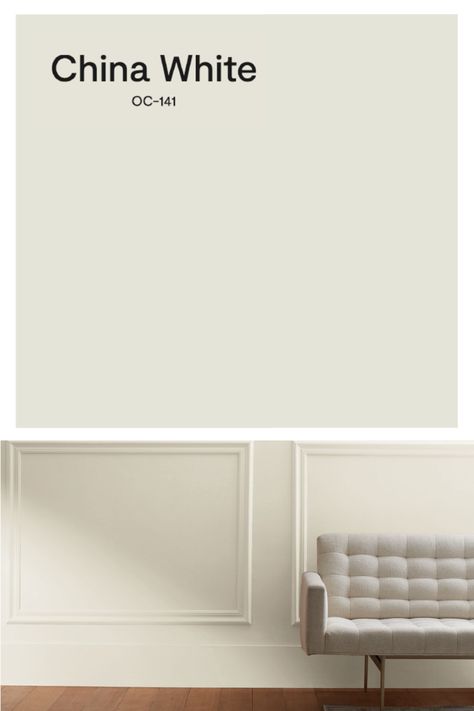 China White Benjamin Moore, Interior White Paint, Bm China White, Neutral White Paint, China White Paint, Benjamin Moore China White, White Ceiling Paint, Best White Paint Colors, White Wall Paint