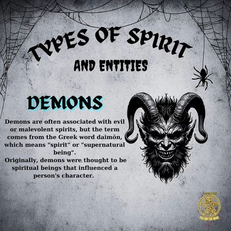 😈✨ **Unveiling the Dark Side: Demonic Entities** ✨😈 Step into the shadows and explore the world of demonic entities that haunt our nightmares and folklore. From mischievous tricksters to malevolent spirits, these beings have fascinated and terrified us for centuries. 👻 **Did you know?** - Many cultures depict demons as misunderstood creatures, often reflecting our own fears and desires. - Some demons are believed to be guardians of hidden knowledge, waiting for the brave to seek them out... Demon Facts, Demonic Spirits, Celtic Magic, Hidden Knowledge, Paganism Spells, Witch Tips, Pagan Spirituality, Dark Spirit, Witch Spirituality