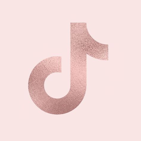 Tiktok App Icon, Icon Rose, Tiktok App, Rose Gold Phone, Gold App, Rose Gold Iphone, Lock Screen Wallpaper Iphone, Pink Wallpapers, Rose Gold Wallpaper