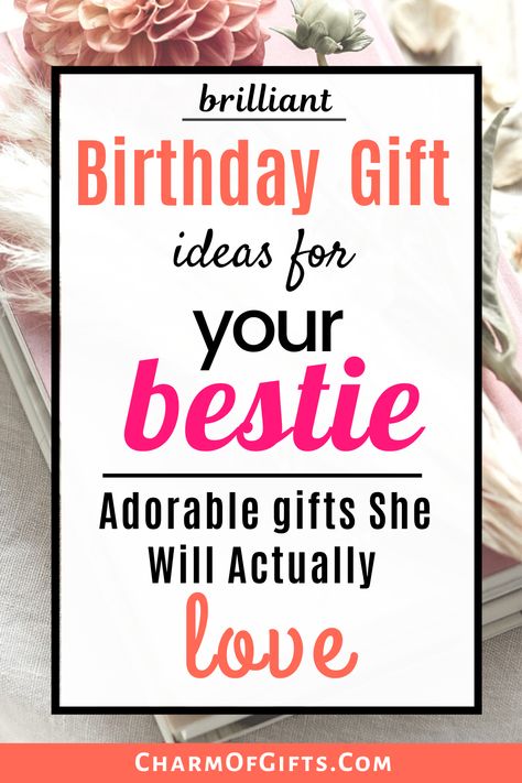 Looking for a spectacular birthday gift for your best friend that is really unique? If so check out these hand-picked gift ideas for her she will be excited to use in her daily life. Birthday Gift For A Best Friend, 40 Gifts For 40th Birthday Women, Good Friend Birthday Gifts, 60 Th Birthday Ideas For Women, Gifts For Best Friends 50th Birthday, Best Friends 50th Birthday Gift, 60th Bday Gifts For Women, 30 Days Of Birthday Gifts, Unique Birthday Gifts For Women Friends