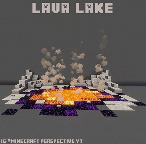 @myminecraftbase on Instagram: “Awesome lava lake  By @minecraft.perspective.yt  . . . . . . .  #minecraft #minecraftbuilds #minecraftmemestuubb #minecrafters…” Minecraft Interior, Minecraft Interior Design, Mc Wallpaper, Minecraft Cottage, Building Concept, Cool Minecraft, Minecraft Architecture, Minecraft Building, Minecraft Projects