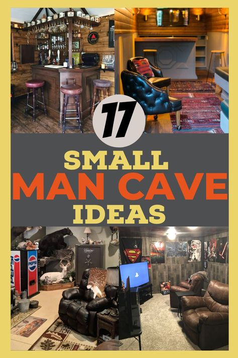 Small Space Man Cave Ideas, Mancave Shed Ideas Interior, Mancave Wall Decor Ideas, Man Cave Design Interiors, Bedroom Man Cave Ideas, Small Gentleman Room, Small Bedroom Man Cave Ideas, Small Man Cave Ideas Room Bedrooms, Dark Moody Man Cave