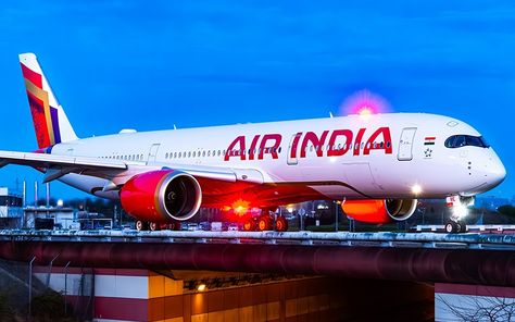 🔴 Evening delivery of VT-JRE, the third Airbus A350-900 of Air India on its way to Delhi 📸: Nuno Seletti #airindia #airbus #avgeek Eco Project, Air India Express, Airbus A350, Air India, Ppt Presentation, Airlines, Mumbai, Vision Board, Presentation