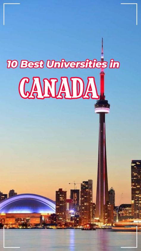 10 Best Universities in Canada 🇨🇦 Canada University, University In Canada, Universities In Canada, Best Universities, Do Your Homework, Canadian Universities, Study In Canada, Best University, To Study