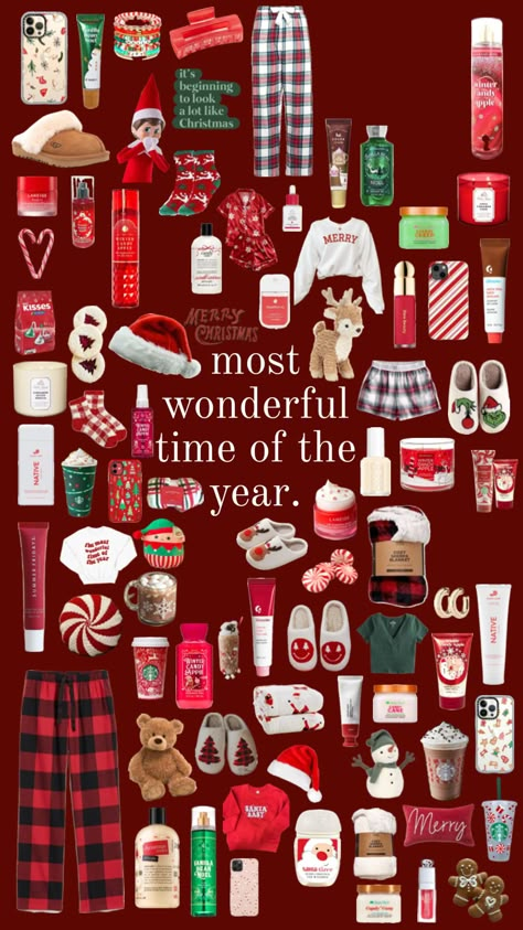 Xmas List Ideas, Christmas Sleepover, Christmas Checklist, Cute Christmas Ideas, Girly Christmas Gifts, Christmas Prep, Girly Christmas, Christmas Dreaming, Cute Christmas Outfits