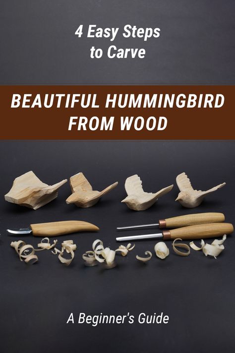 In this bird carving tutorial, we'll guide you step-by-step through the process of carving birds out of wood in an easy way. 

We'll cover all the essential wood carving tools and supplies you need to carve this stunning project over the weekend. You'll also get access to our exclusive wood carving patterns that will make your carving process a breeze ✨

Easy wood carving for beginners can become your reality if you follow these tips by BeaverCraft! Wood Carving For Beginners Tutorials Free Pattern, Wood Bird Carving, Hummingbird Wood Carving, Wood Carving Bird, Wood Carving Toys, Easy Wood Carving For Beginners, Bird Carving Patterns Free Printable, Whittling Patterns Free, Whittling Patterns Beginner