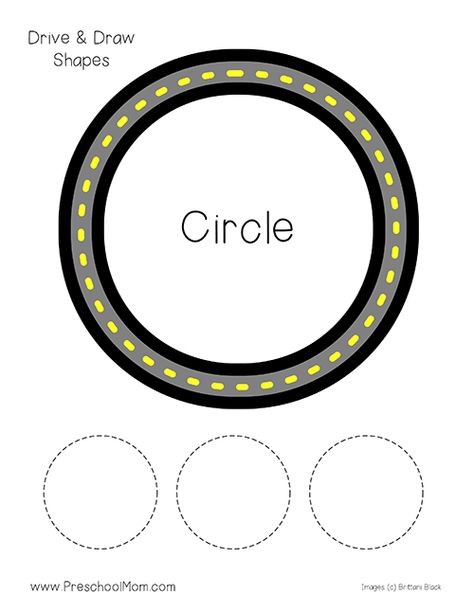 Hands-on Preschool Math Printables: Drive and Trace Shapes. This free set is perfect for engaging young students in the classroom. Shape Tracing Worksheets Road Shape Mats Free Printable, Shape Roads Printable Free, Road Shapes Printable, Free Shape Printables, Shape Printables, Trace Shapes, Preschool Math Printables, Transportation Theme Preschool, Shape Tracing