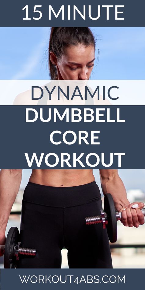 Unleash the power of dumbbells and achieve sculpted abs with this intense 15-minute ab workout. Targeting all areas of your core, including the upper and lower abs, obliques, and deep stabilizing muscles, this dynamic routine will leave you feeling the burn and on your way to a chiseled midsection. Ab Dumbell Workout, 15 Minute Ab Workout, 30 Day Ab Challenge, Upper Abs, Beginner Ab Workout, Pilates Moves, Dumbell Workout, Ab Challenge, Best Ab Workout