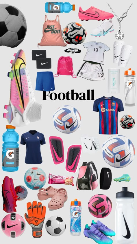 Soccer Must Haves, Soccer Needs, Soccer Bag Essentials, Soccer Wishlist, Sporty Room, Best Soccer Cleats, Soccer Essentials, Best Soccer Shoes, Soccer Things