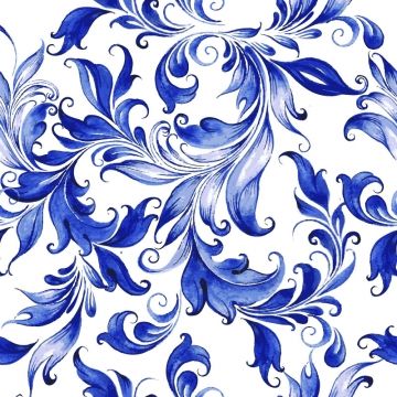 Blue Watercolor Floral, Watercolor Floral Pattern, Blue Texture, For Wallpaper, Blue Pottery, Wallpaper Pattern, Seamless Background, Seamless Pattern Vector, Watercolor Texture