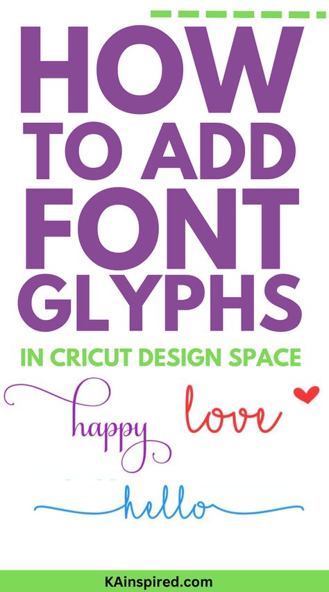 USE FONT GLYPHS IN CRICUT DESIGN SPACE How To Make Fonts Thicker On Cricut, How To Upload Fonts To Cricut Design, Cricut Double Layer Font, Adding Glyphs To Fonts In Cricut, How To Fill In Fonts On Cricut, How To Thicken Fonts In Cricut Design Space, How To Add Tails To Fonts In Cricut, How To Add Glyphs To Fonts In Cricut, Free Cricut Fonts With Tails