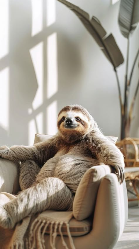 Animal sloth furniture wildlife. | free image by rawpixel.com / Ake Cute Sloth Wallpapers, Sloth Wallpaper Iphone, Cute Sloth Wallpapers Aesthetic, Animal Wallpaper Iphone, Talking Topics, Sloth Aesthetic, Animals Wallpaper Aesthetic, Sloth Background Wallpapers, Sloth Photography