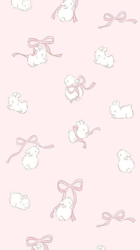 Bow Wallpaper Iphone, Pink Wallpaper Ipad, Cute Home Screen Wallpaper, Amoled Wallpapers, Bow Wallpaper, Bunny Wallpaper, Cute Desktop Wallpaper, Cute Stuff, Making Videos