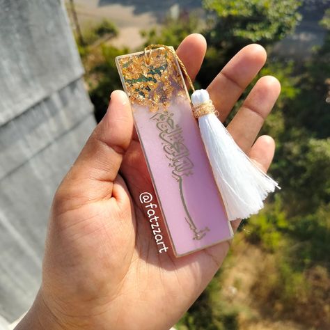 "Say 'Bismillah' and dive into the world of reading with our exquisite resin bookmarks! 📖💫 Perfect as Shitabi Hadiyas, these personalized creations are available in an array of colors and stunning designs. A small yet meaningful gift your loved ones will adore. 🌷 Don’t wait – order your custom bookmark today! #HandmadeBookmarks #ResinArtLovers #BismillahBookmarks #ShitabiHadiyaIdeas #IslamicGifts #CustomCreations #UniqueHandmadeGifts #ResinCrafts #PerfectKeepsakes #giftwithlove Resin Bookmarks, Custom Bookmarks, Islamic Gifts, Bookmarks Handmade, Resin Crafts, Meaningful Gifts, Resin Art, Custom Creations, Reading