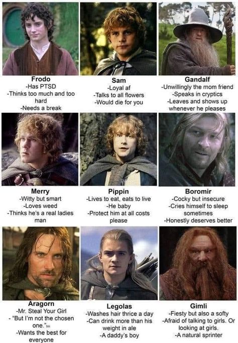 Legolas And Gimli, Merry And Pippin, Lotr Funny, Tag Yourself, Into The West, Thranduil, Resting Place, Jrr Tolkien, Gandalf