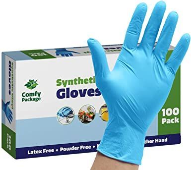 Synthetic Vinyl Blend Disposable Plastic Gloves Powder & Latex Free Bath Bomb Ingredients, Plastic Gloves, Blue Gloves, Nitrile Gloves, Washing Windows, Safety Gloves, Cleaning Gloves, Disposable Gloves, Diet Supplements