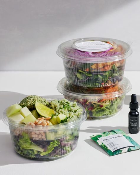 The Sakara Bridal Program | Sakara Life Fruit Salad Packaging, Healthy Food Packaging, Organic Meals, Salad Packaging, Sakara Life, Chef Craft, Food Sticker, Packaging Food, Be Your Best Self