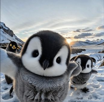 Goofy Pfps, Animales Aesthetic, Penguin Photos, Animal Pfps, Cute Kitten Pics, All About Penguins, Kitten Pics, Penguin Pictures