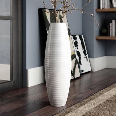 Three Posts Jar & Reviews | Wayfair Wall Colors For Bedroom, Standing Vase, Floor Standing Vase, Floor Vase Decor, Large Floor Vase, Tall Floor Vases, Floor Vases, Decorative Vases, Contemporary Floor