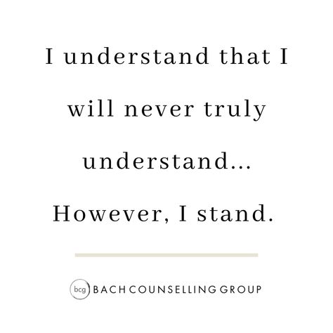 "I understand that I will never truly understand...However I stand"    #minimalquote #quoteoftheday #quotes #virtualcounselling #mentalhealth #antiracism #georgefloyd #blacklivesmatter #beigeaesthetic #Istand #equality #lifequotes #racismquotes #diversity Quotes About Equality, Minimal Quotes, Beige Aesthetic, I Stand, I Understand, Stand By Me, Lives Matter, Black Lives, Black Lives Matter