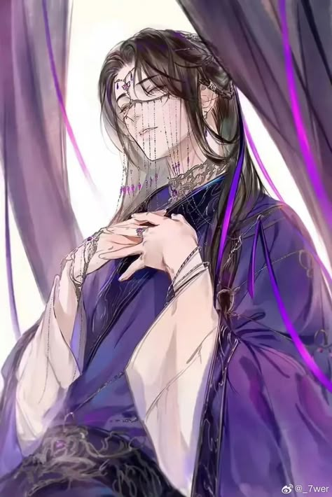 Persona Anime, White Cat Shizun, Heavens Official Blessing, Jiang Cheng, Heaven Officials Blessing, Heaven Official's Blessing, China Art, Ethereal Art