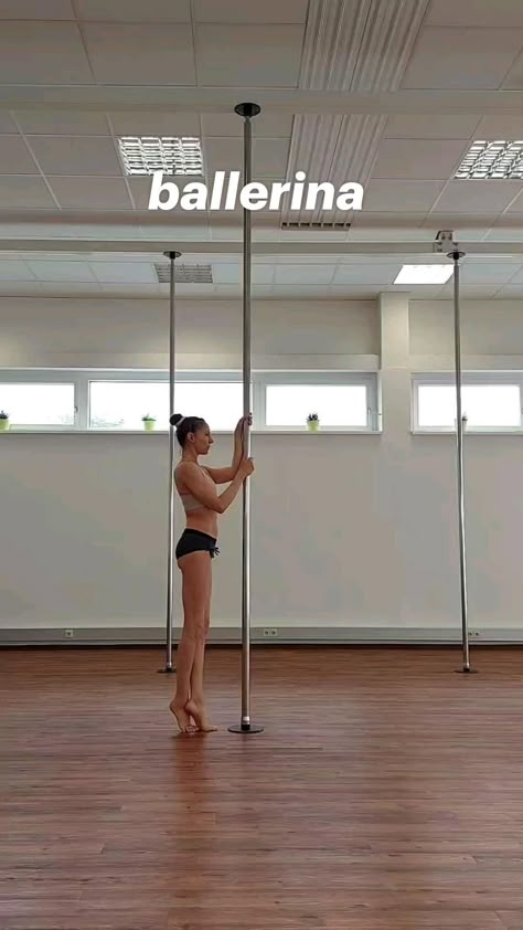 Ballerina Spin Pole, Ballerina Pole Move, Pole Dance Performance, Pole Dance Outfits Fitness, Ballerina Pole Dance, Pole Ballerina, Pole Room Ideas, Pole Dance Debutant, Pole Dance Videos