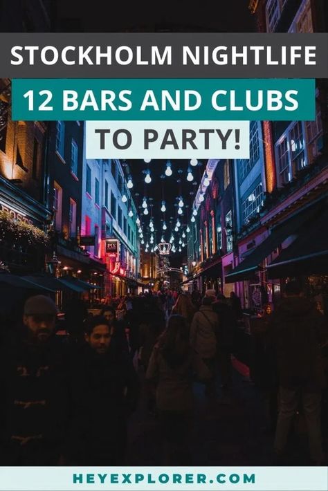 Best Bars In Stockholm, Stockholm At Night, Stockholm Party, Stockholm Nightlife, Stockholm Winter, Ice Bars, Best Pubs, Sweden Travel, Bars And Clubs