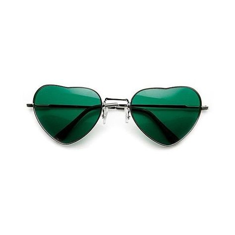 ZeroUV - Womens Adorable Metal Heart Shape Color Tinted Sunglasses... (755 RUB) ❤ liked on Polyvore featuring accessories, eyewear, sunglasses, green, heart shaped glasses, yellow tinted sunglasses, tinted sunglasses, metal frame glasses and metal frame heart sunglasses Caroline Aesthetic, Ajr Concert, Green Feed, Fun Sunglasses, Weird Earrings, Heart Silhouette, Wall Pics, Heart Shaped Glasses, Silhouette Frames