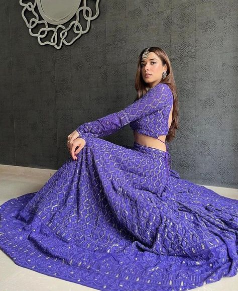 Purple Colored Party Wear Designer Lehenga Choli . . Purple lehenga choli Designer lehenga choli Party wear lehenga choli Embellished lehenga choli Purple ethnic wear Lavender lehenga choli Traditional Indian attire Purple bridal lehenga Intricate embroidery Violet lehenga choli . . #PurpleLehenga #PartyWear #DesignerLehenga #LehengaCholi #EthnicFashion #PurpleLove #Fashionista #IndianAttire #BridalWear #EmbroideryGoals Sequin Lehenga, Purple Lehenga, Lehenga Bridesmaid, Engagement Lehenga, Lehenga Choli Designs, Choli For Women, Party Wear Lehenga Choli, Lengha Choli, Blue Lehenga