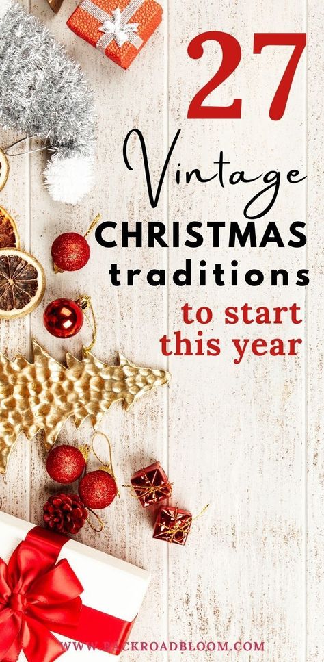 Old Christmas Traditions, Old Fashioned Christmas Traditions, An Old Fashioned Christmas, Old Fashion Christmas Ideas, Yule Practices, Old Fashioned Christmas Tree Decorations, Old School Christmas Decorations, Christmas Ornament Tradition, Early American Christmas