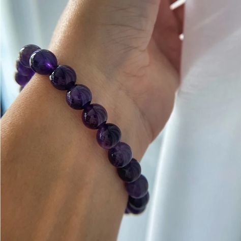 Embrace tranquility and elegance with our amethyst bracelet. Let the soothing energy and regal beauty of this purple gemstone elevate your style and bring harmony to your life. . . . . . . . . #tarot#orphicstones#tarotwithrama#crystal#antianxiety #crystalhealing Tarot Reader, Amethyst Bracelet, Elevate Your Style, Crystal Healing, Selling On Etsy, Your Style, Sell On Etsy, Accessory Gift, Jewelry Bracelets